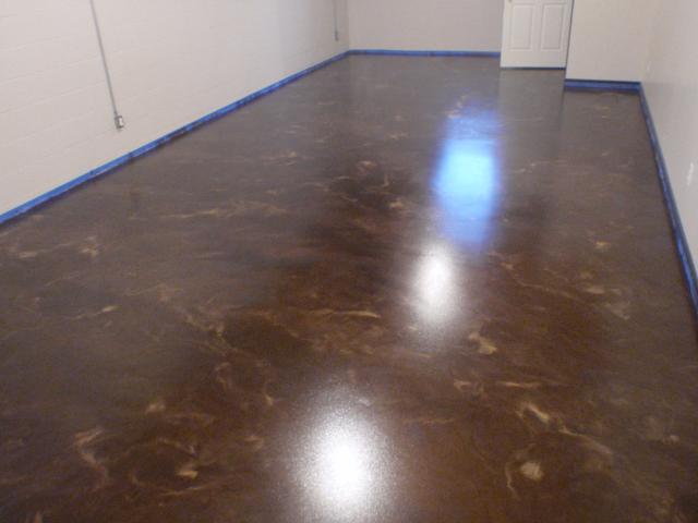 ECS North Ohio Reflector Custom Basement Epoxy Flooring